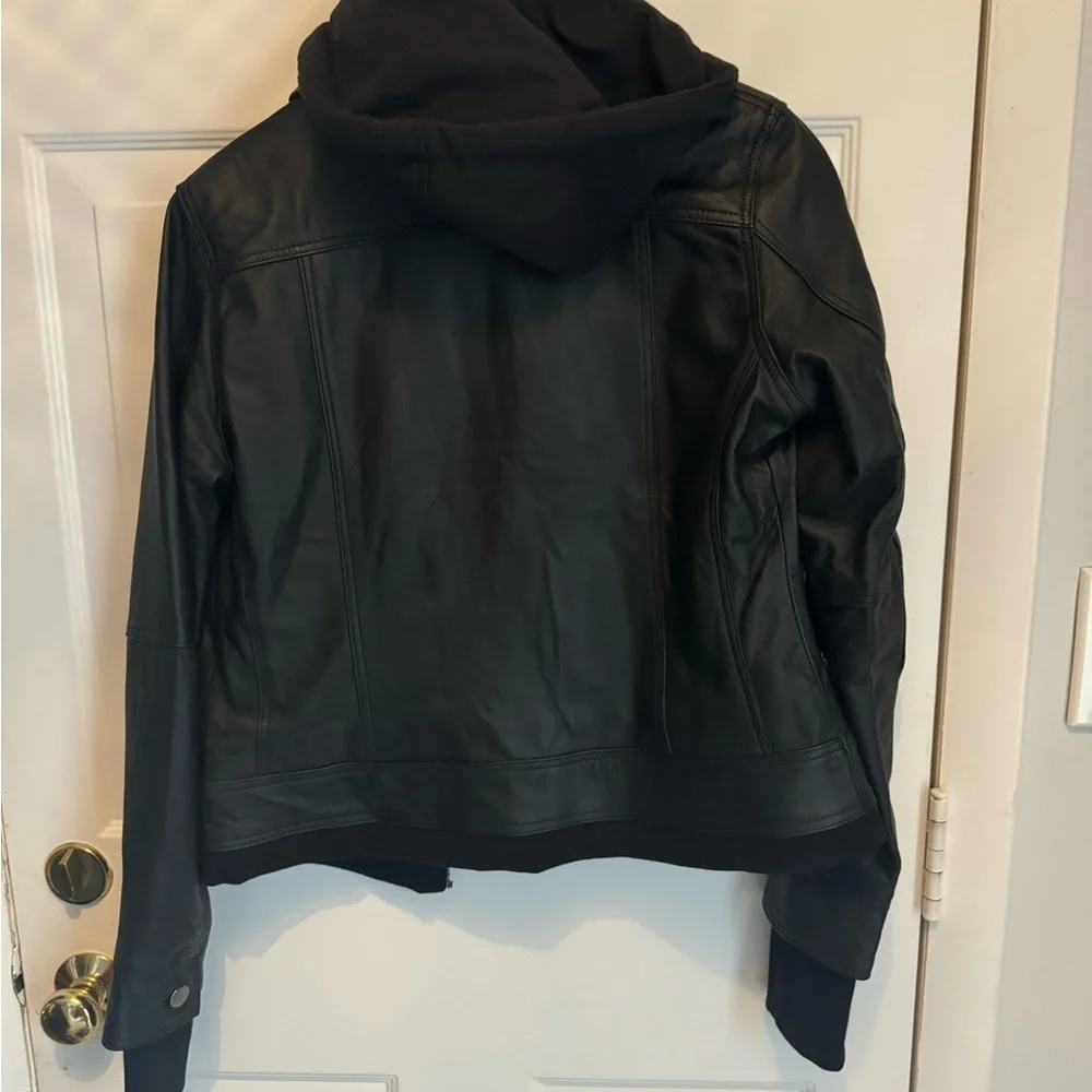 Black leather jacket Medium - Picture 4 of 5